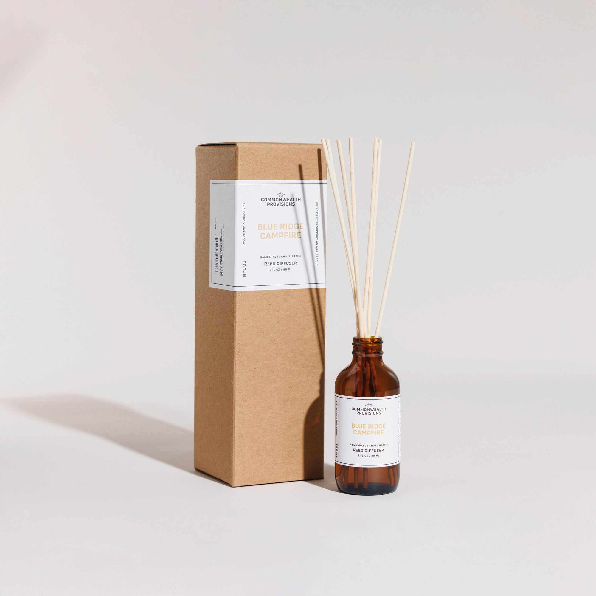 Blue Ridge Campfire Reed Diffuser | Commonwealth Provisions