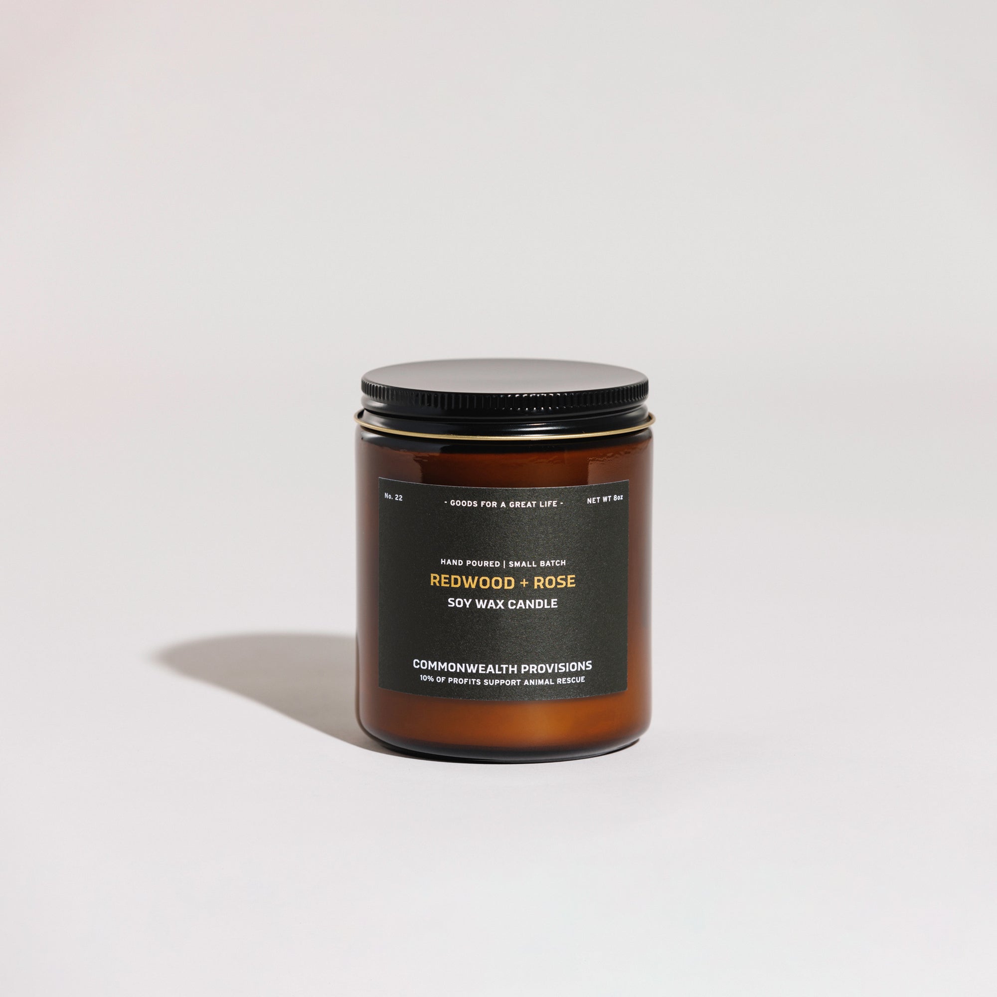 Redwood + Rose Standard Candle | Commonwealth Provisions