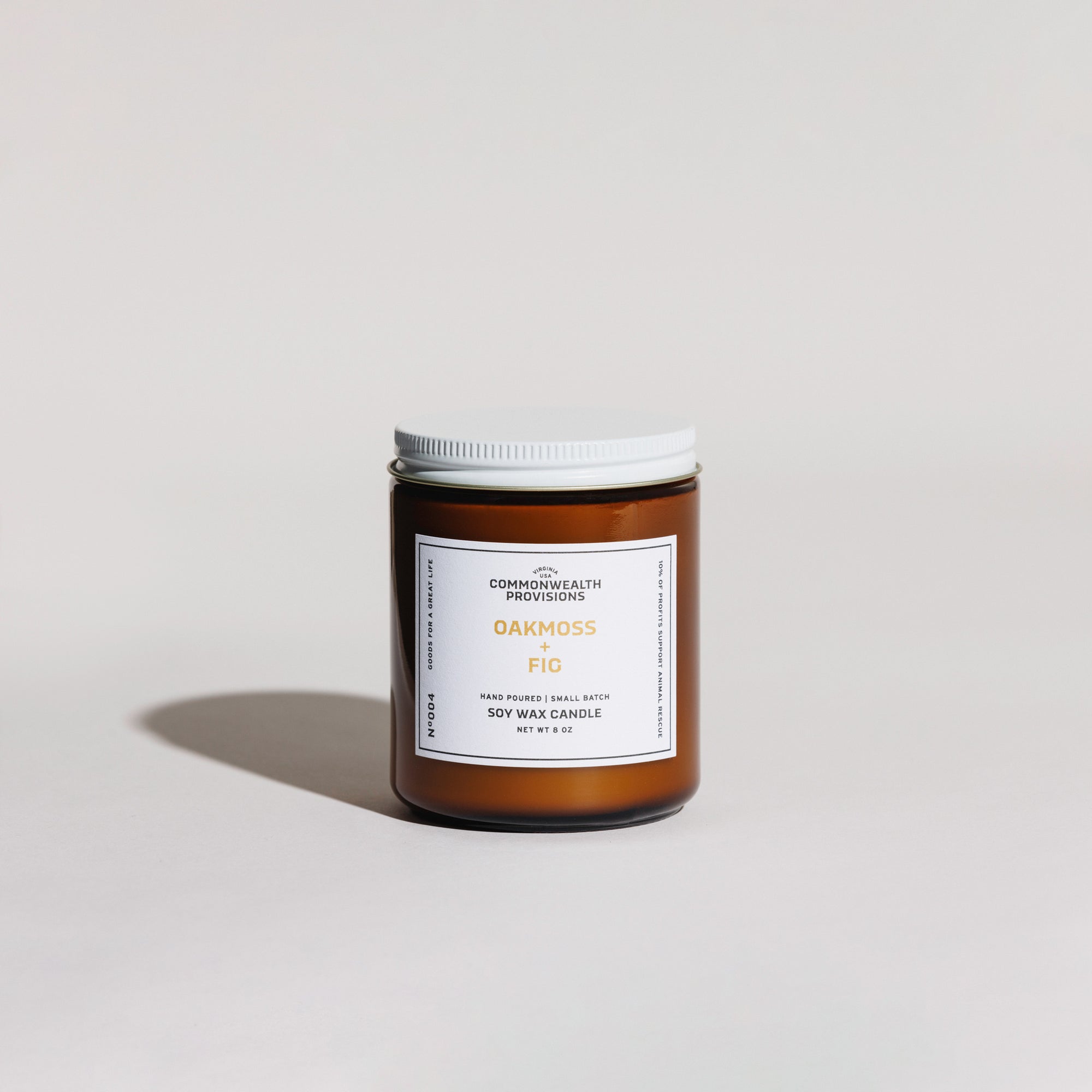 Oakmoss + Fig Standard Candle | Commonwealth Provisions