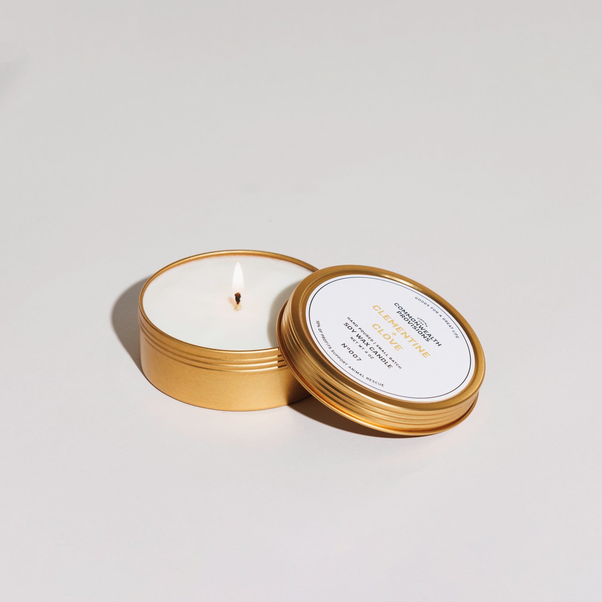Clementine + Clove Travel Candle | Commonwealth Provisions