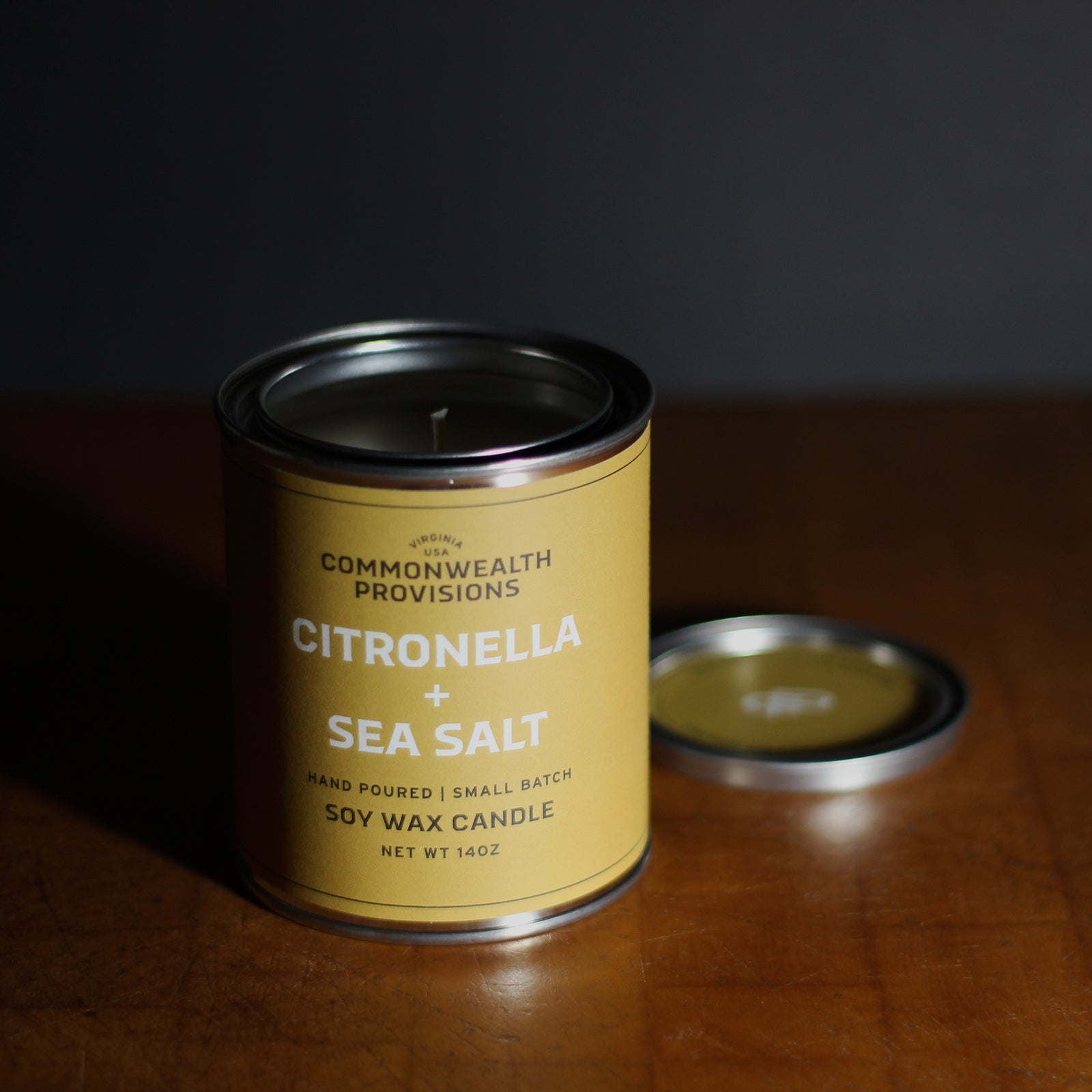 Commonwealth Provisions Citronella + Sea Salt Candle