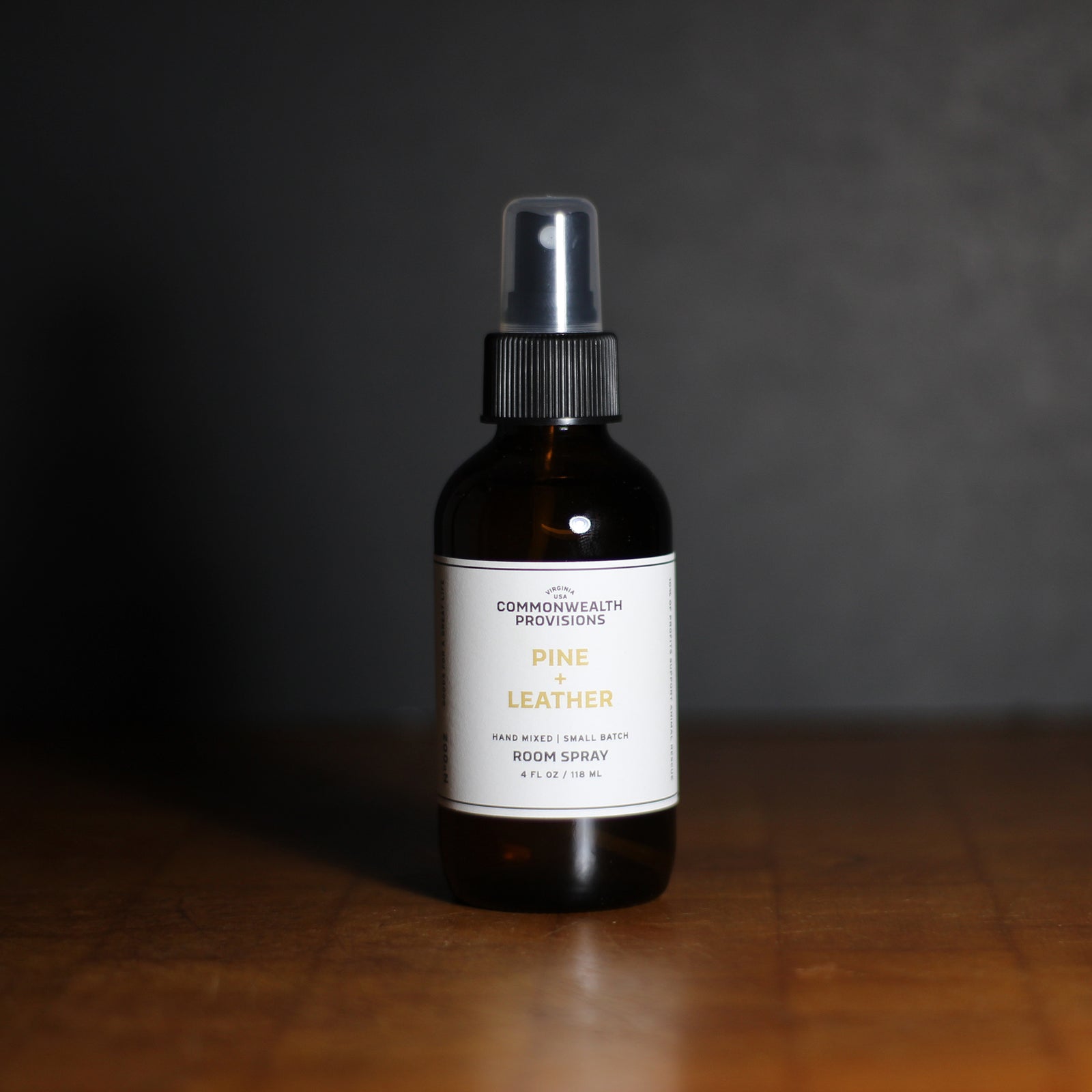Pine + Leather Room Spray | Commonwealth Provisions