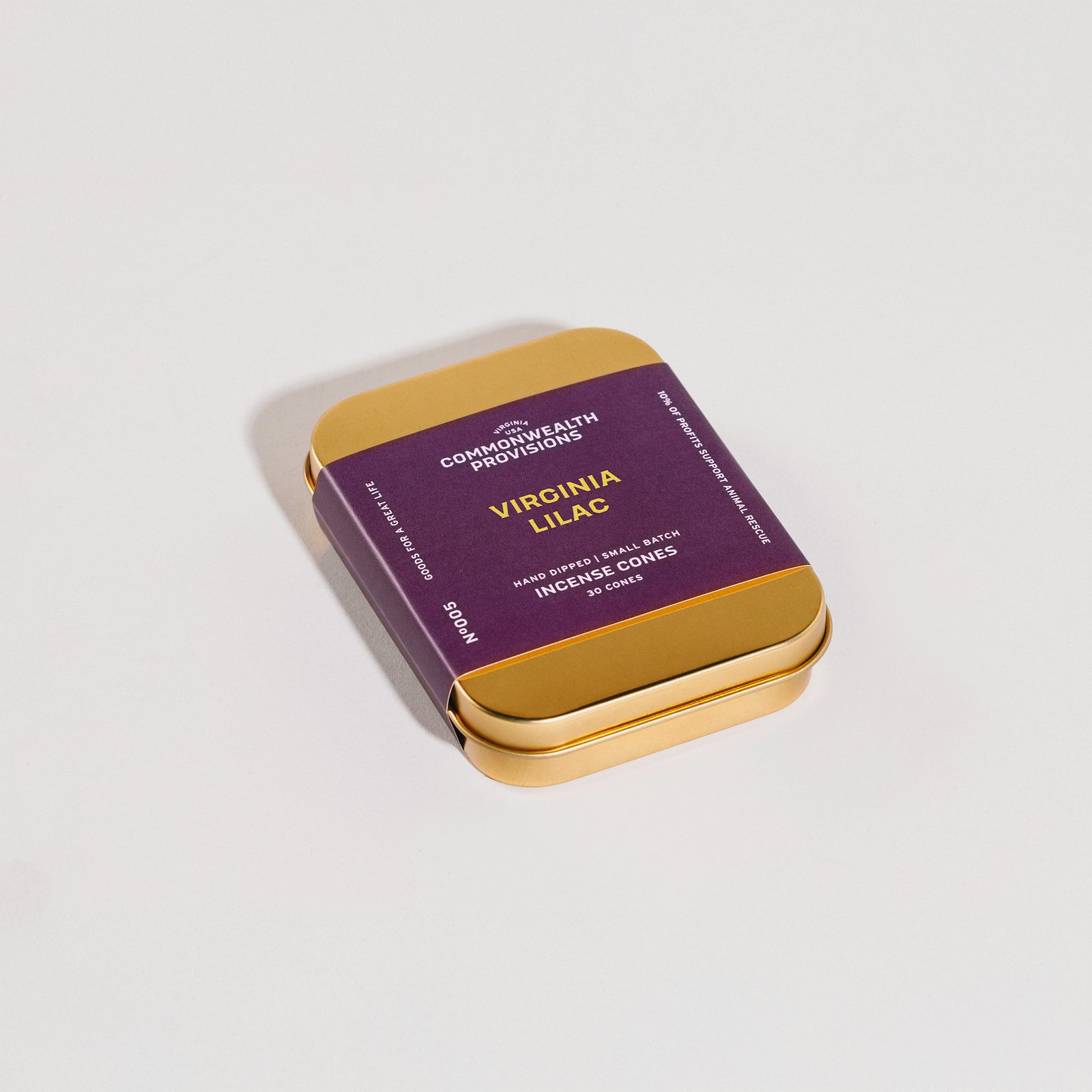 Commonwealth Provisions Virginia Lilac Incense Cones