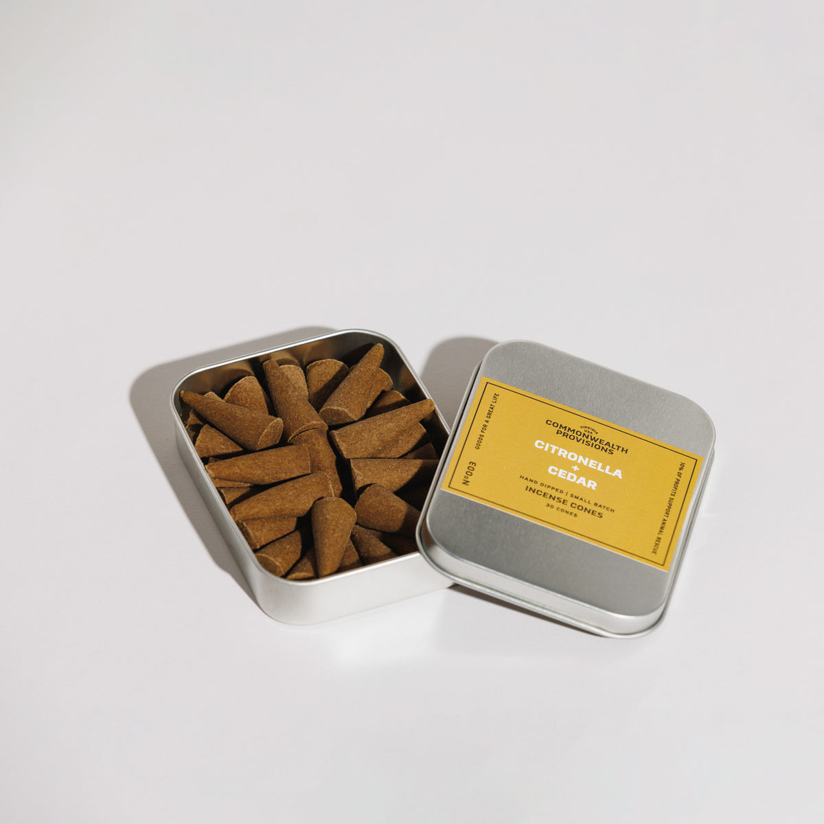 Citronella + Cedar Incense Cones Commonwealth Provisions