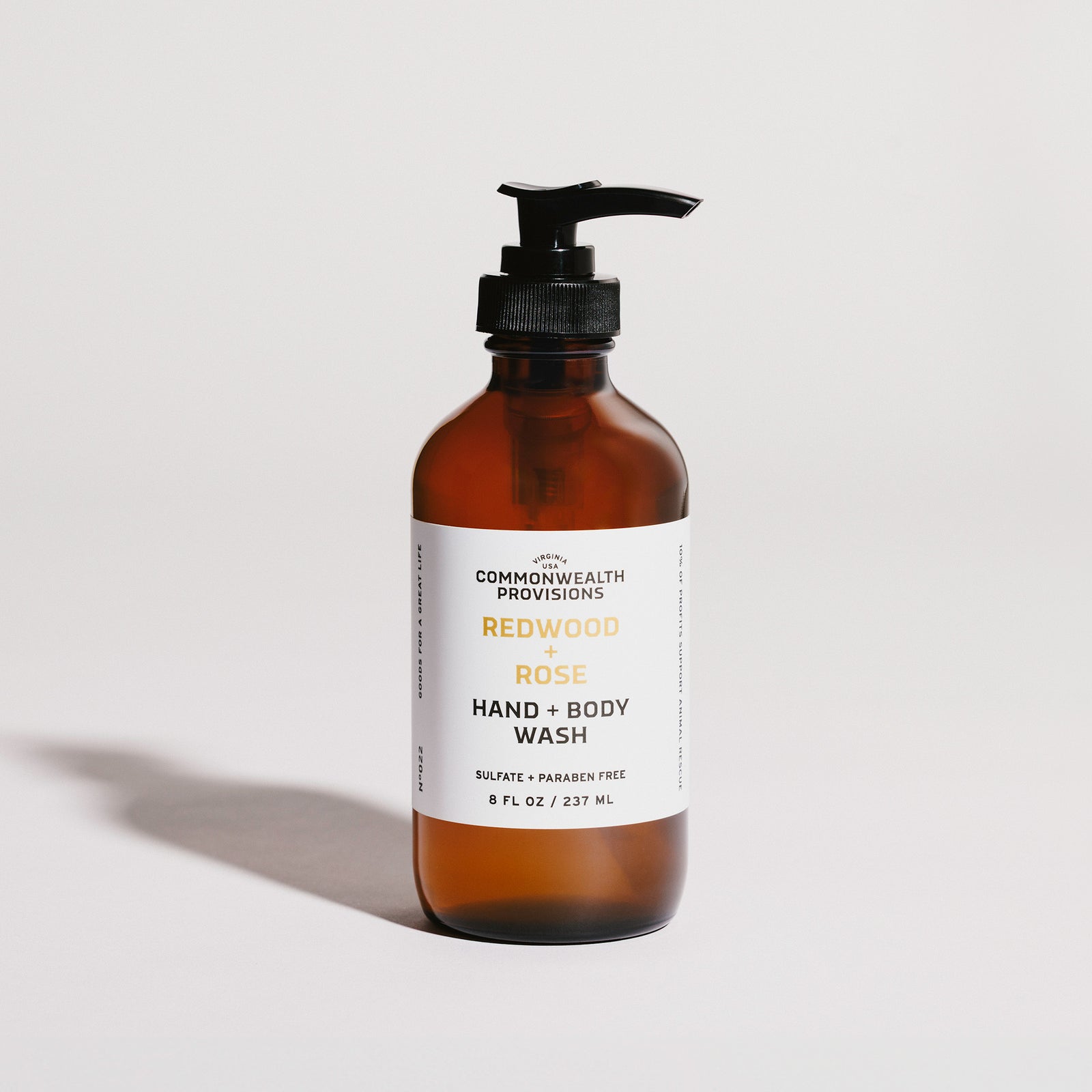 Commonwealth Provisions Redwood + Rose Hand + Body Wash