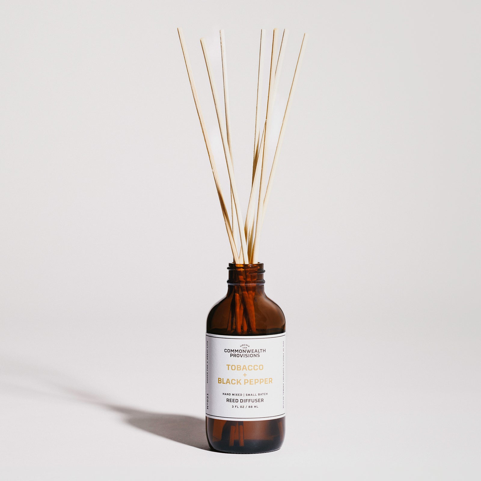 Commonwealth Provisions Tobacco + Black Pepper Reed Diffuser