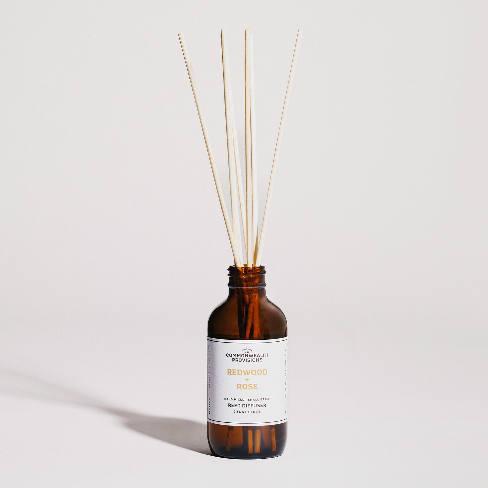 Commonwealth Provisions Redwood + Rose Reed Diffuser