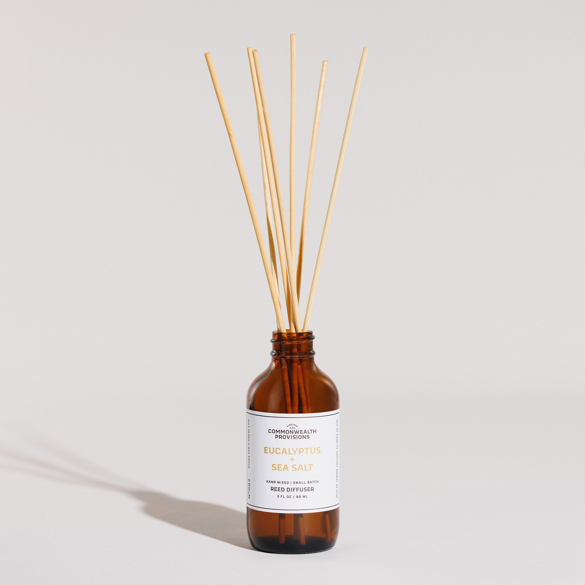 Eucalyptus + Sea Salt Reed Diffuser | Commonwealth Provisions