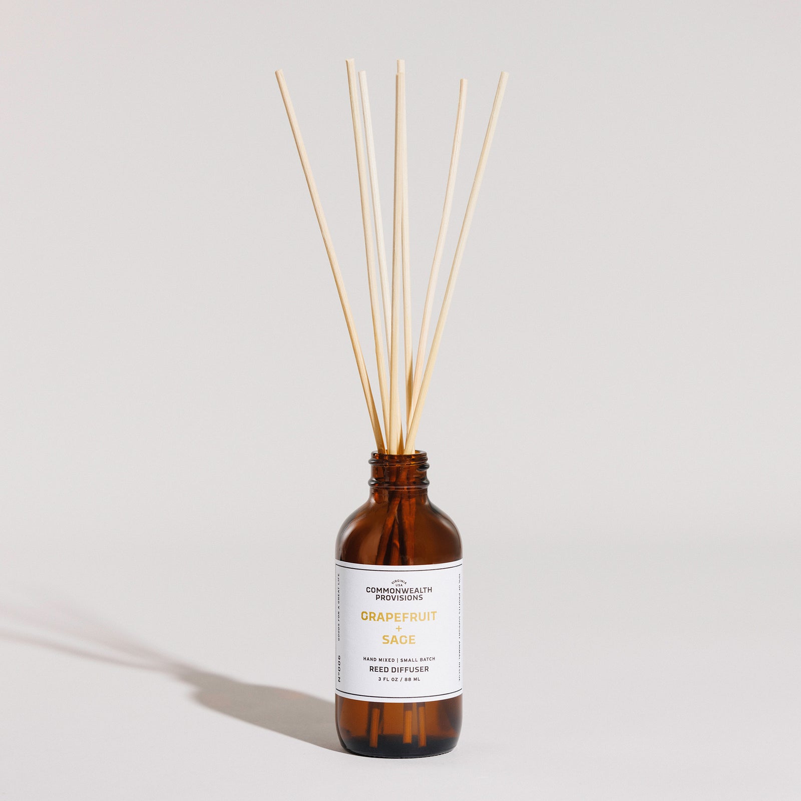 Grapefruit + Sage Reed Diffuser | Commonwealth Provisions
