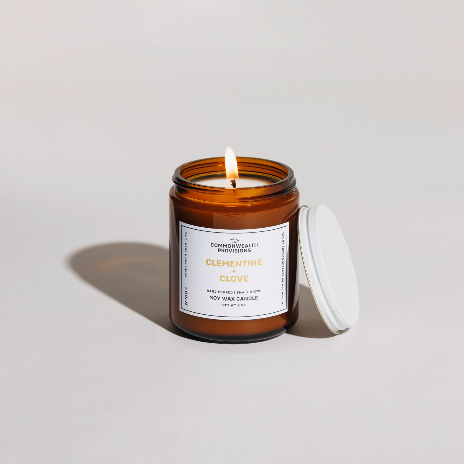 Clementine + Clove Standard Candle | Commonwealth Provisions