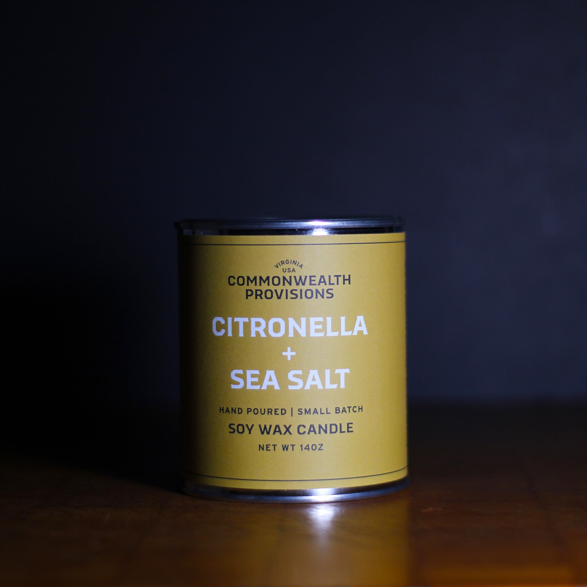 Commonwealth Provisions Citronella + Sea Salt Candle 