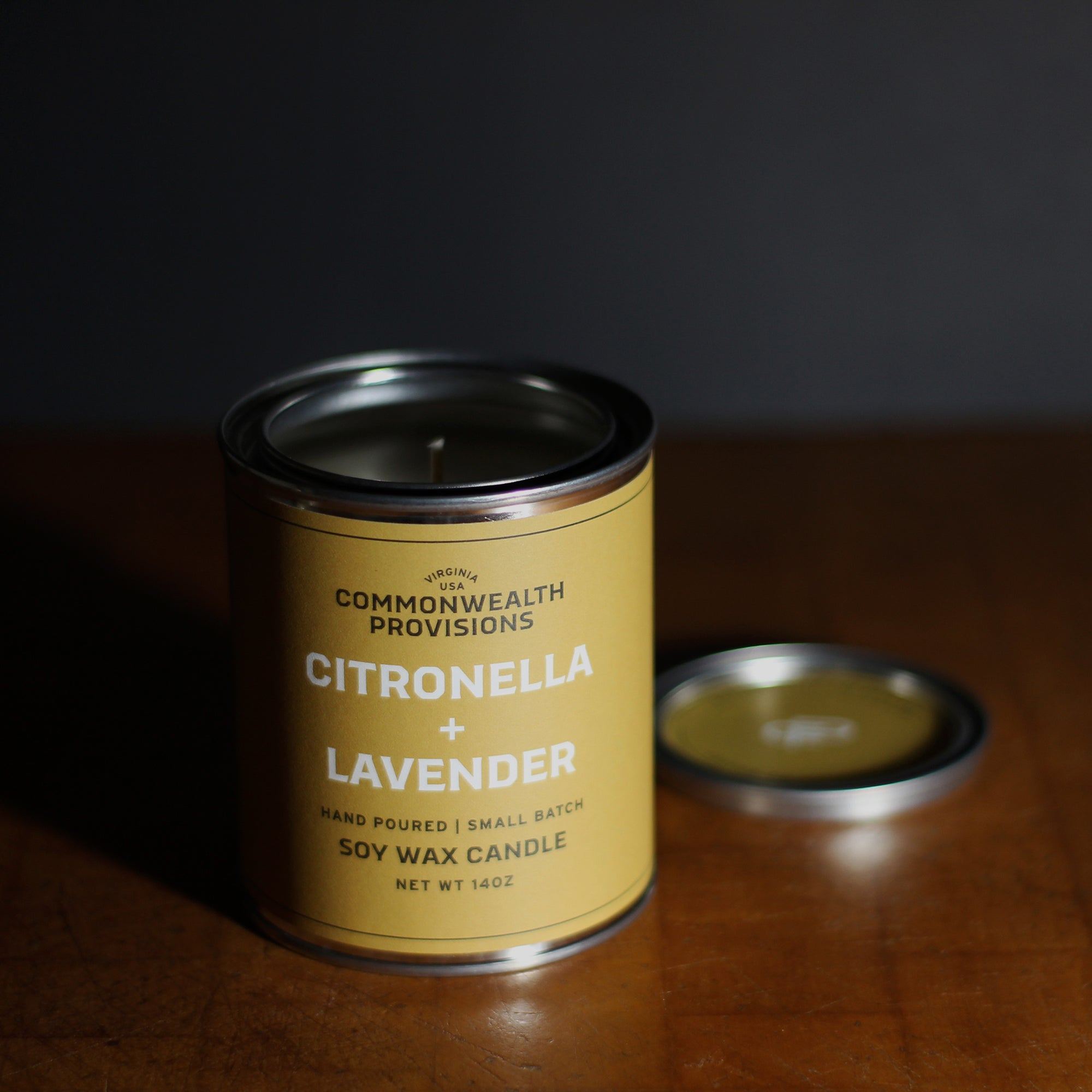 Commonwealth Provisions Citronella + Lavender Candle 