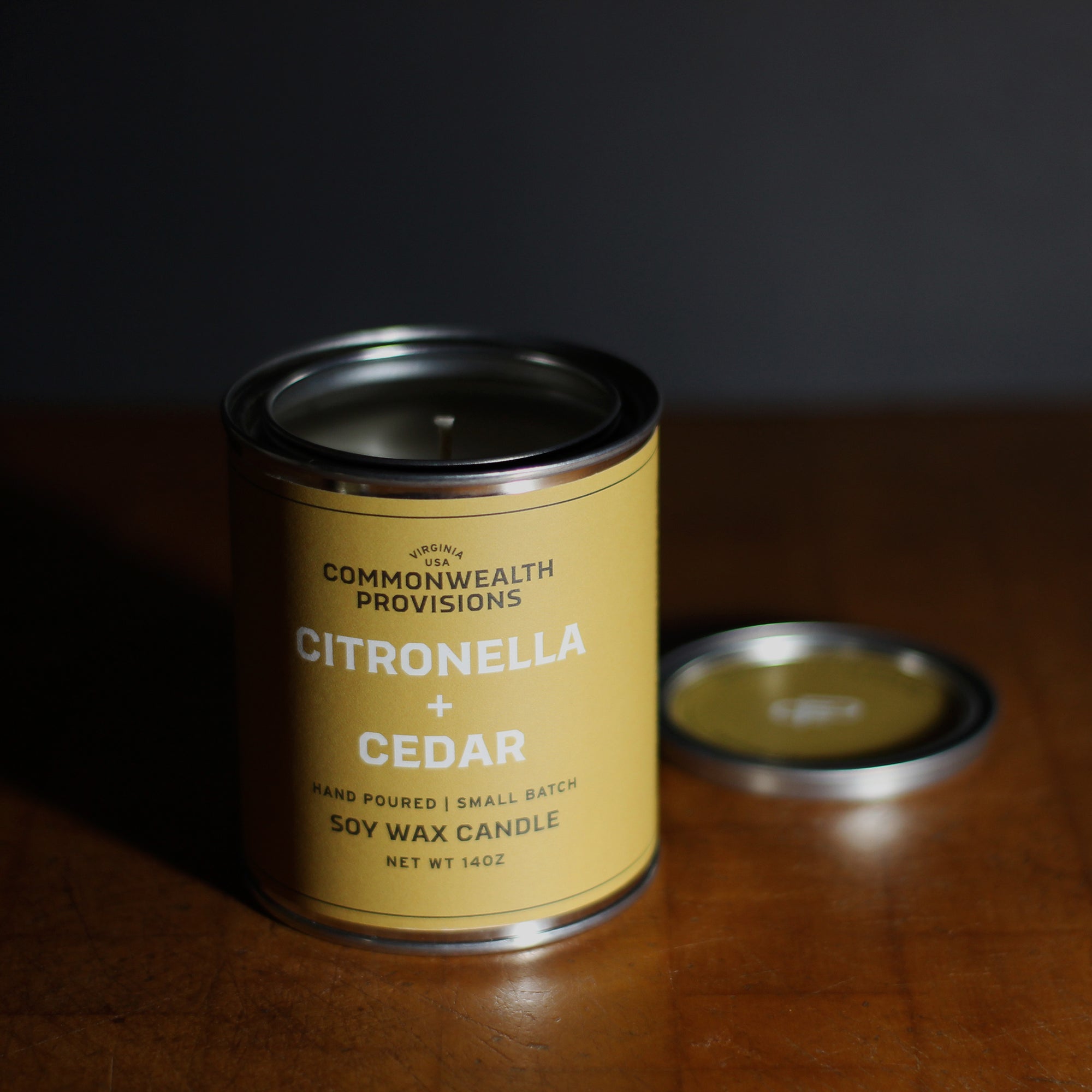 Commonwealth Provisions Citronella + Cedar Candle