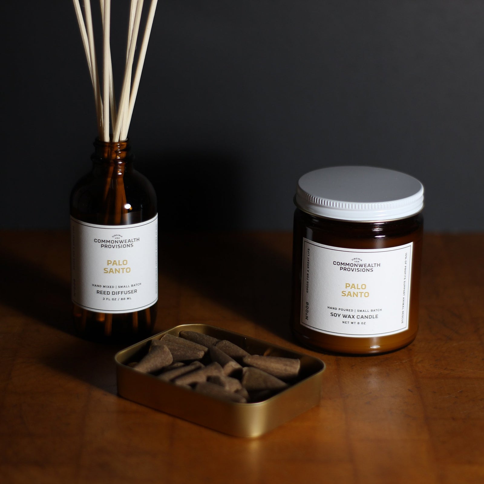 Commonwealth Provisions Palo Santo Scent Collection Gift Set