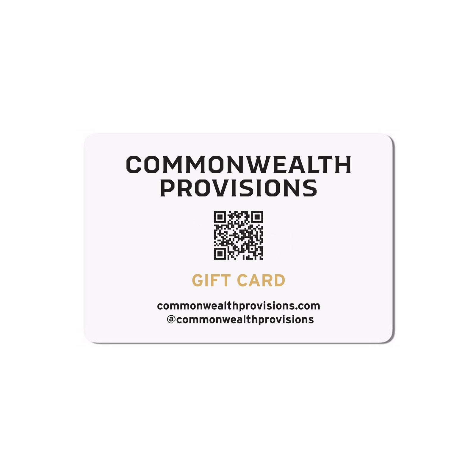 Commonwealth Provisions Gift Card