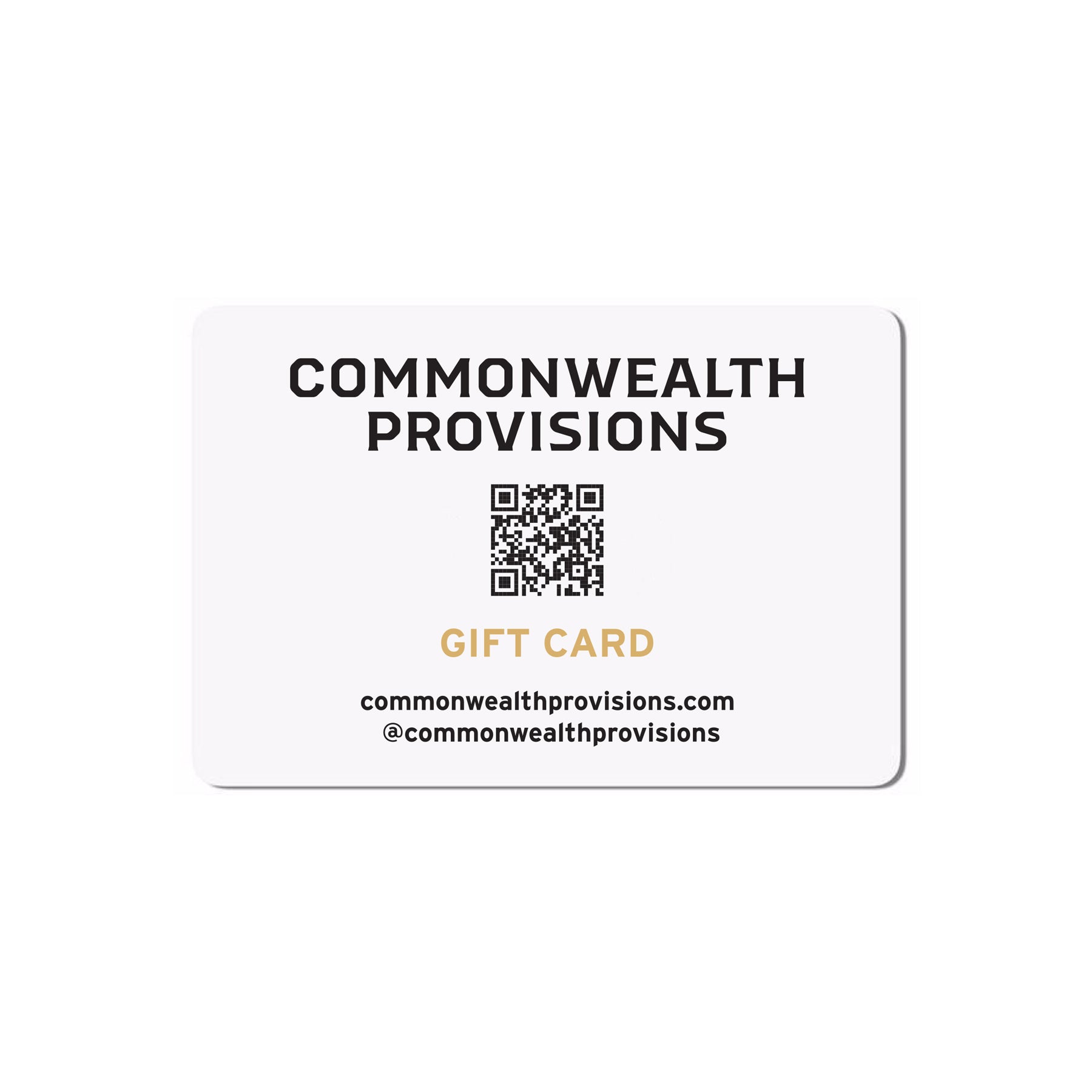 Commonwealth Provisions Gift Card