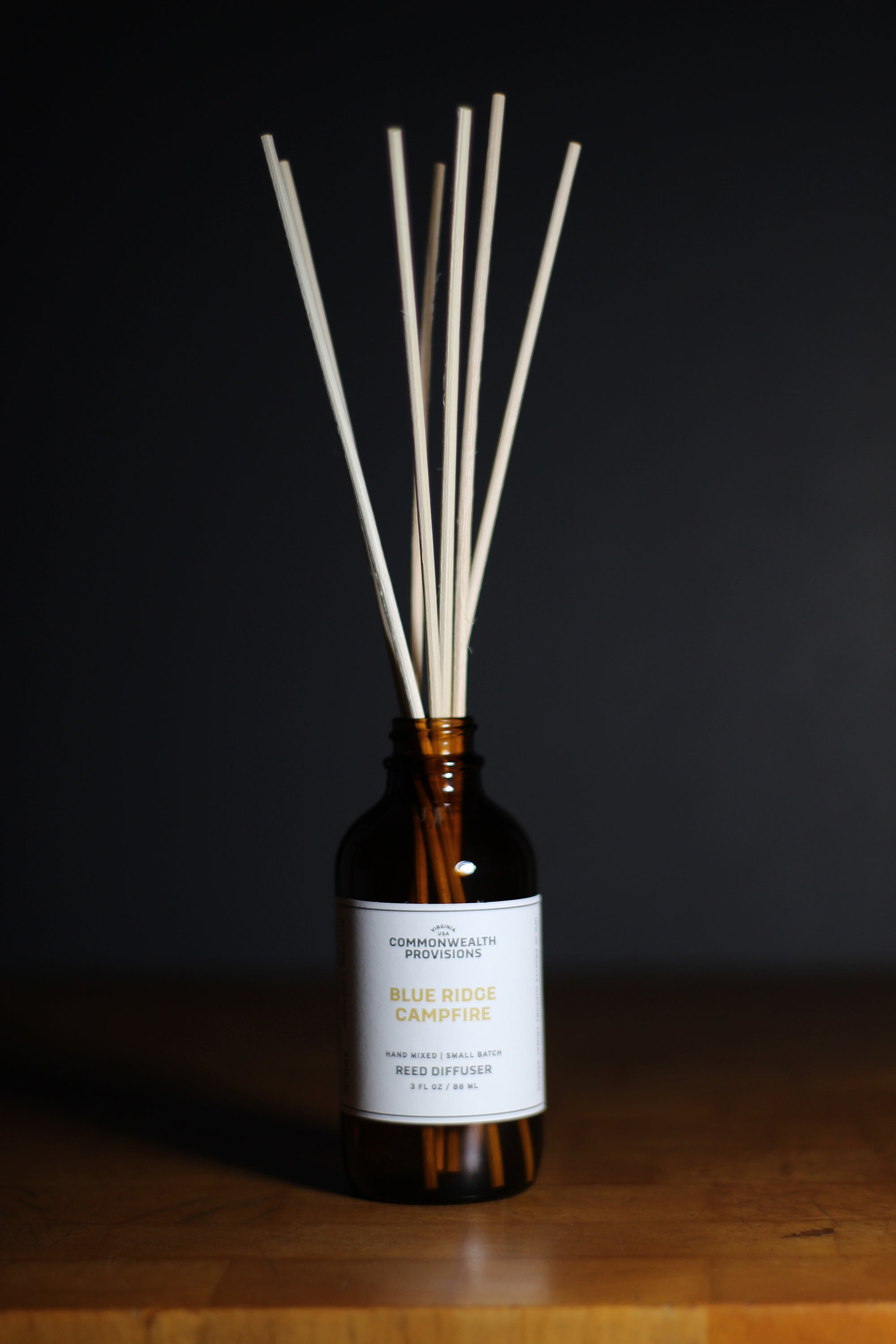 Commonwealth Provisions Blue Ridge Campfire Reed Diffuser