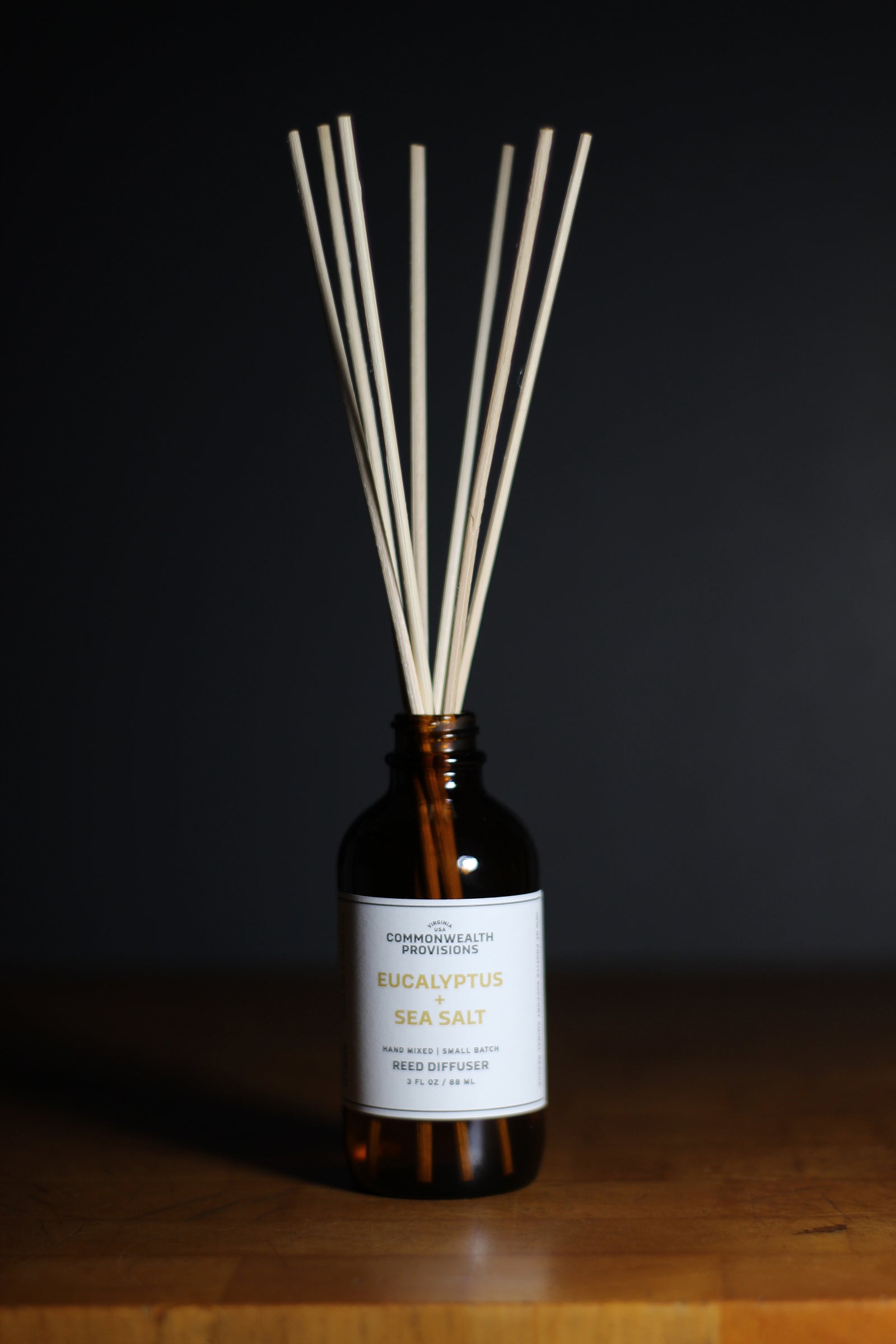 Commonwealth Provisions Eucalyptus + Sea Salt Reed Diffuser