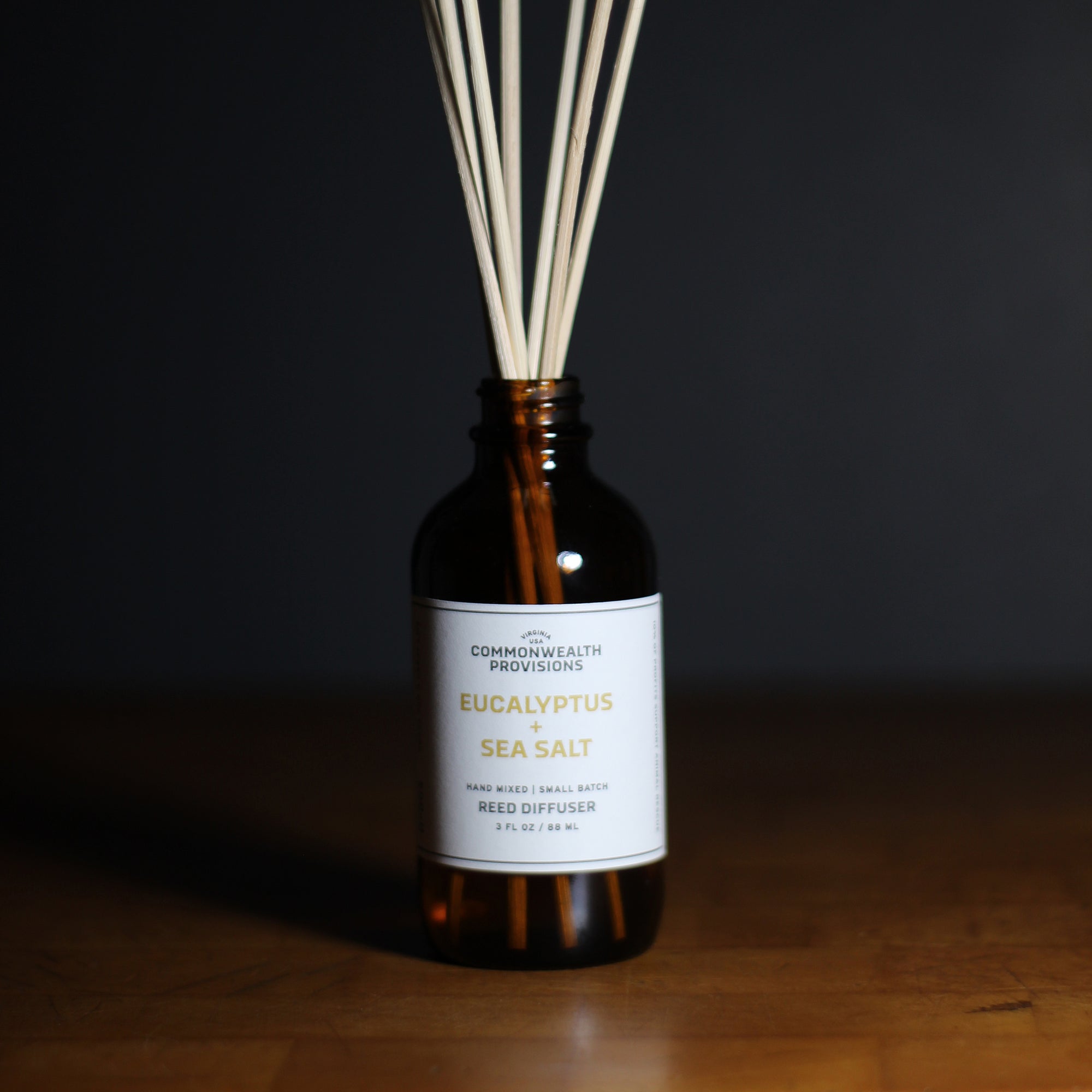 Commonwealth Provisions Eucalyptus + Sea Salt Reed Diffuser