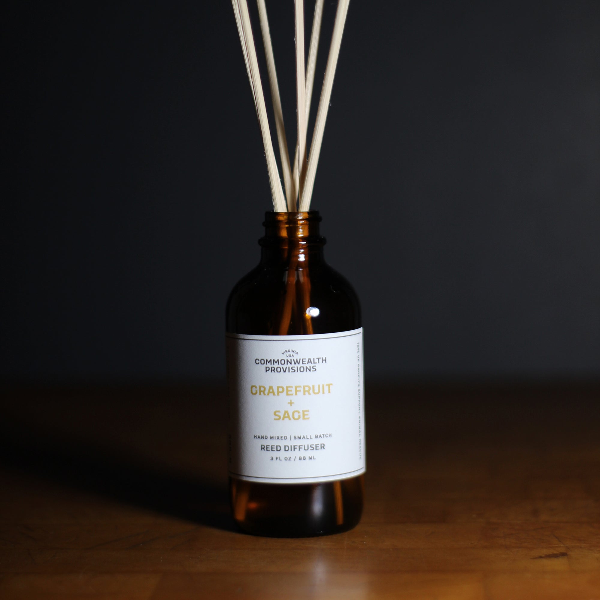 Commonwealth Provisions Grapefruit + Sage Reed Diffuser