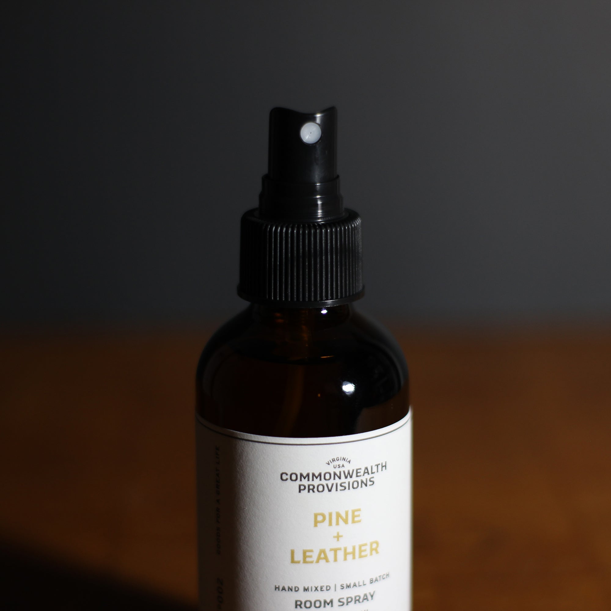 Pine + Leather Room Spray | Commonwealth Provisions