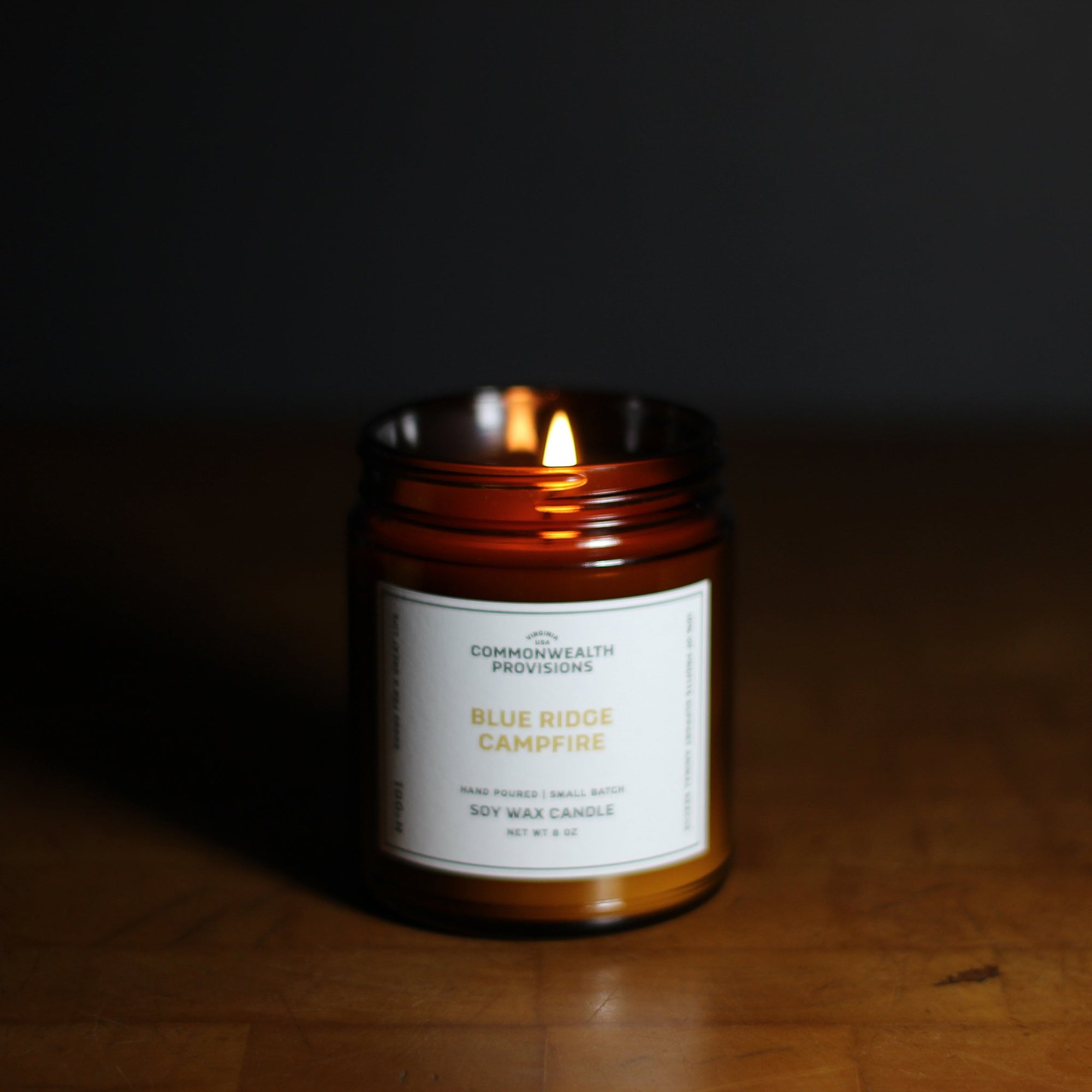 Commonwealth Provisions Blue Ridge Campfire Candle