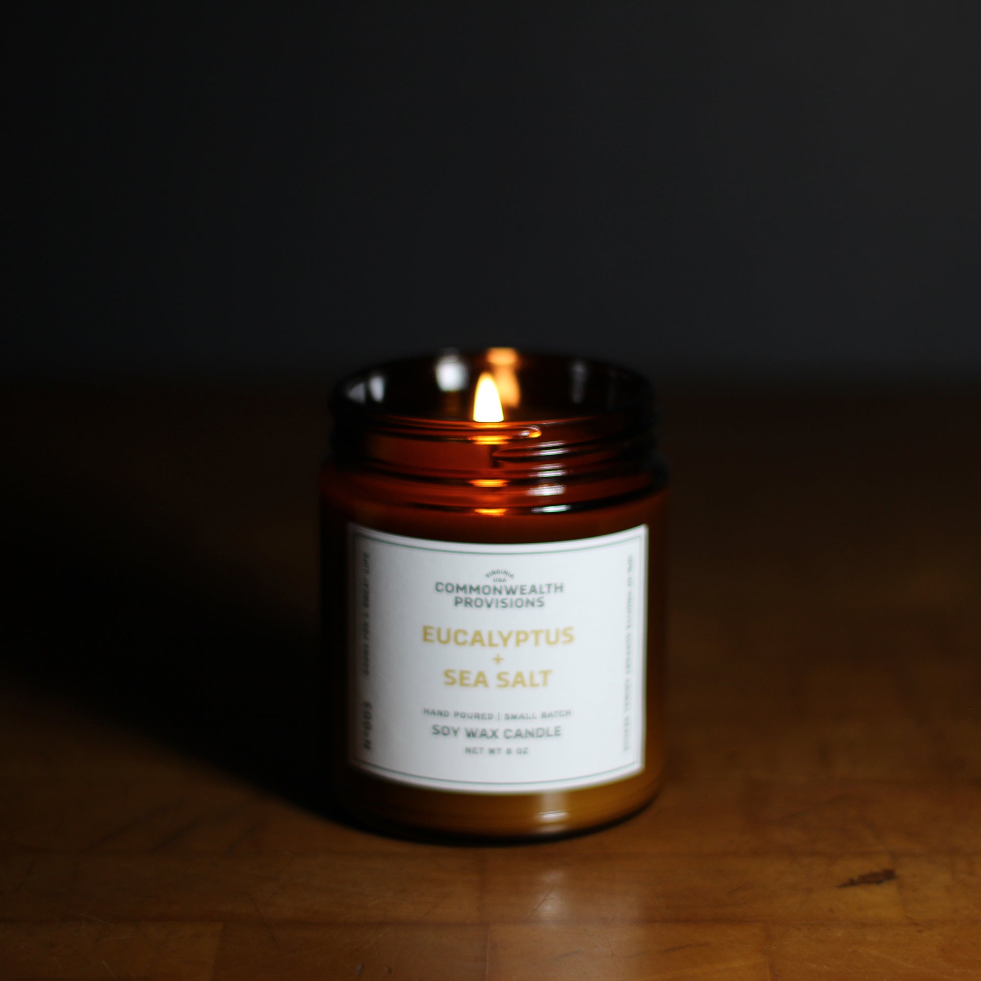 Commonwealth Provisions Eucalyptus + Sea Salt Candle