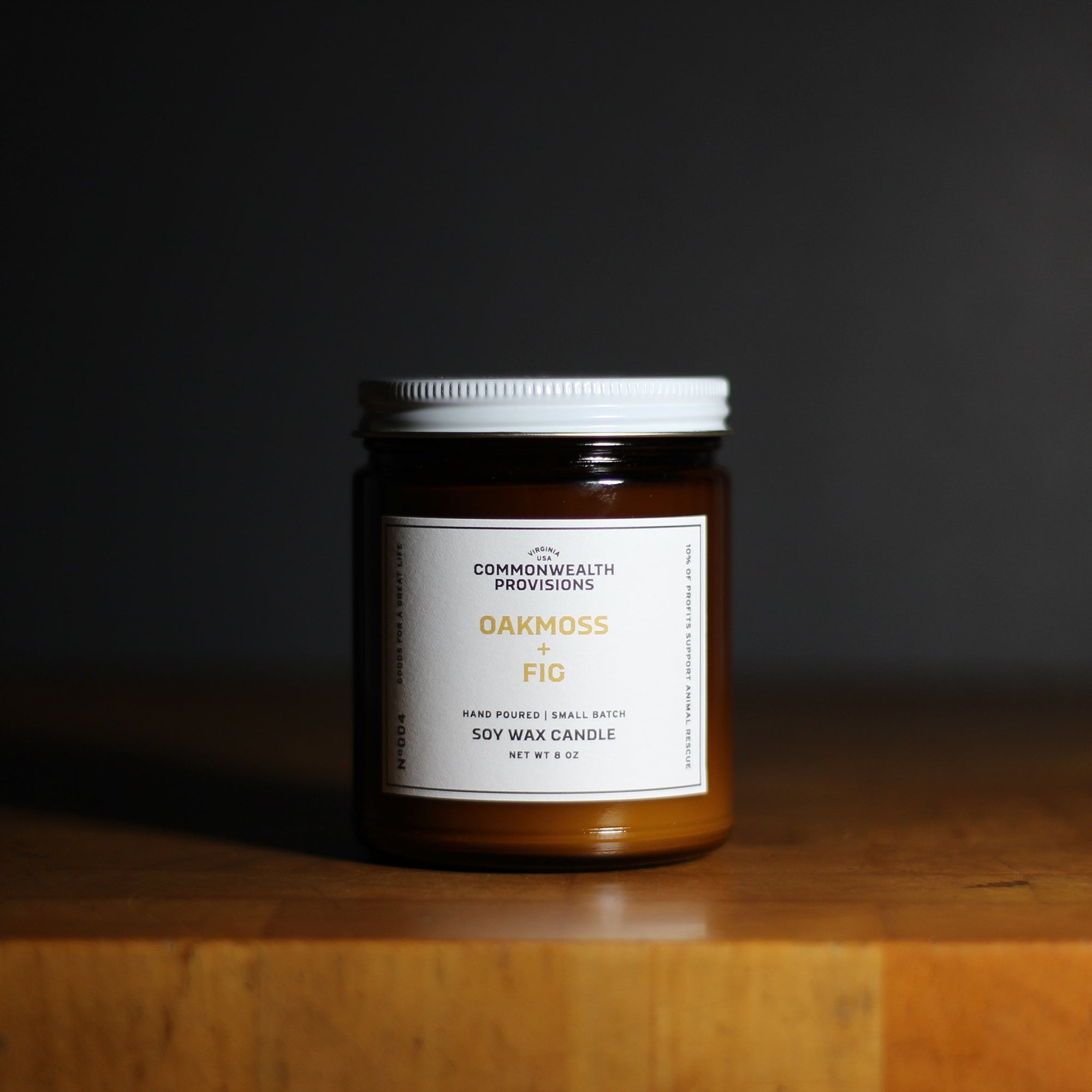 Commonwealth Provisions Oakmoss + Fig Candle