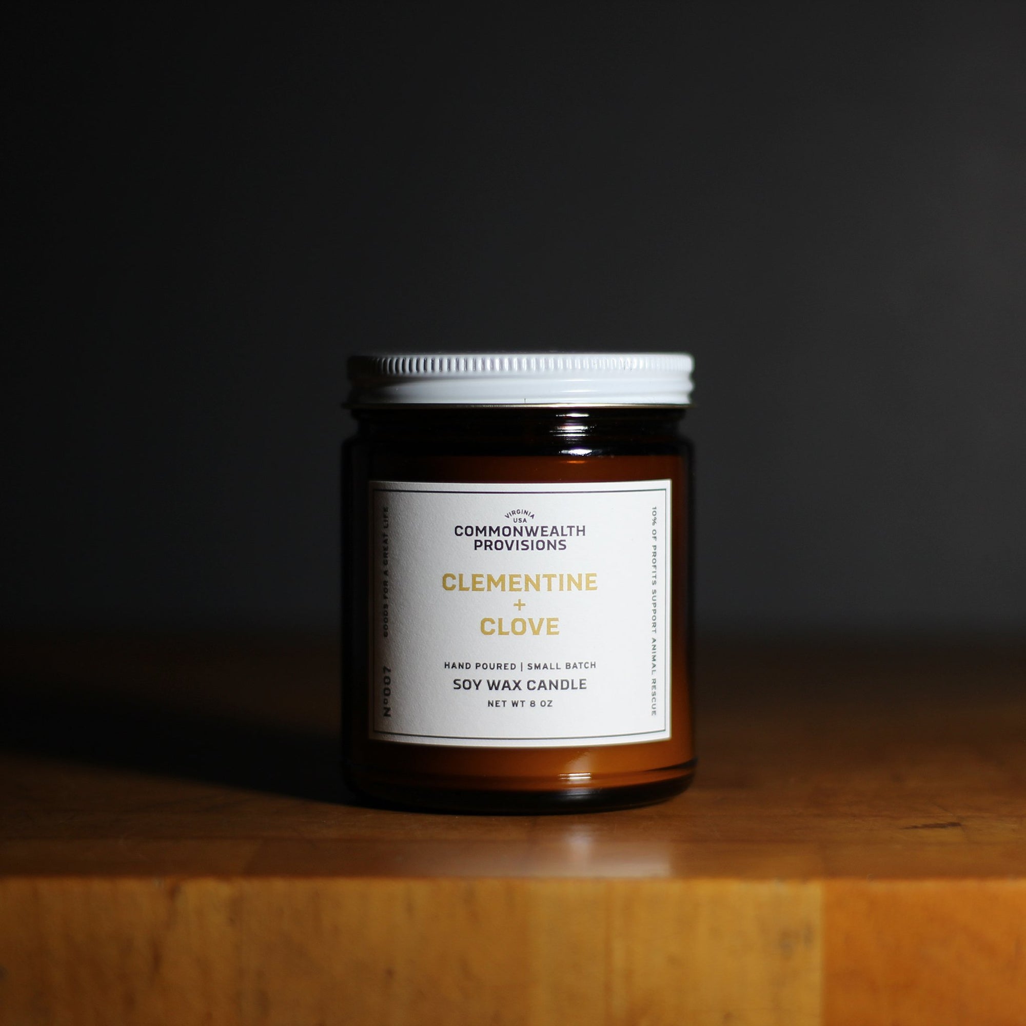 Commonwealth Provisions Clementine + Clove Candle